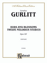 Buds and Blossoms Op. 107 piano sheet music cover